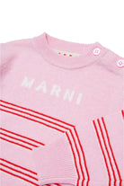 MAGLIONE ROSA A RIGHE MARNI - Angel Luxury