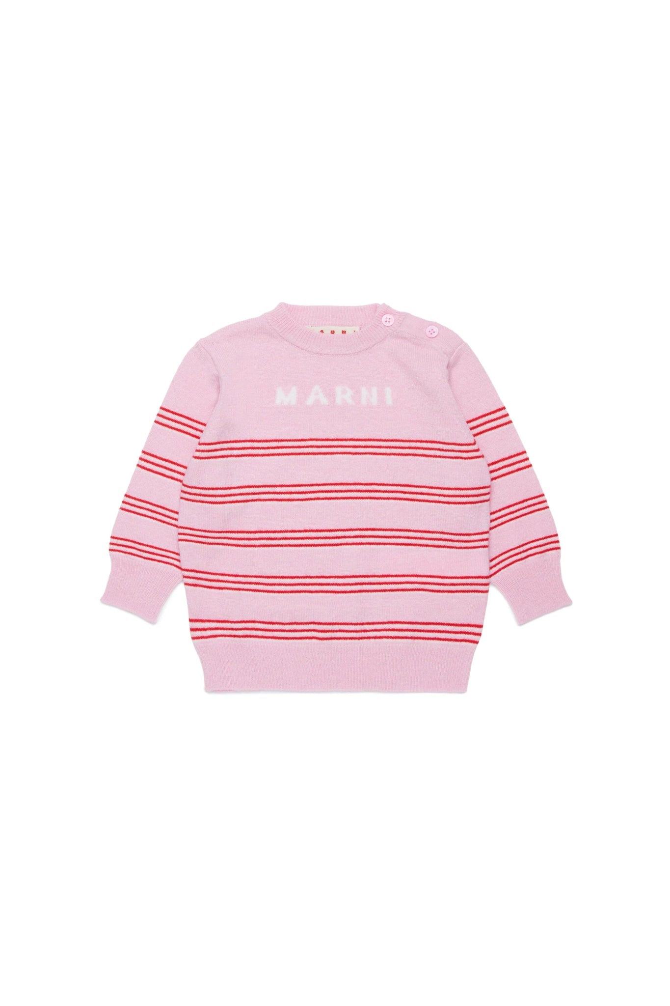 MAGLIONE ROSA A RIGHE MARNI - Angel Luxury