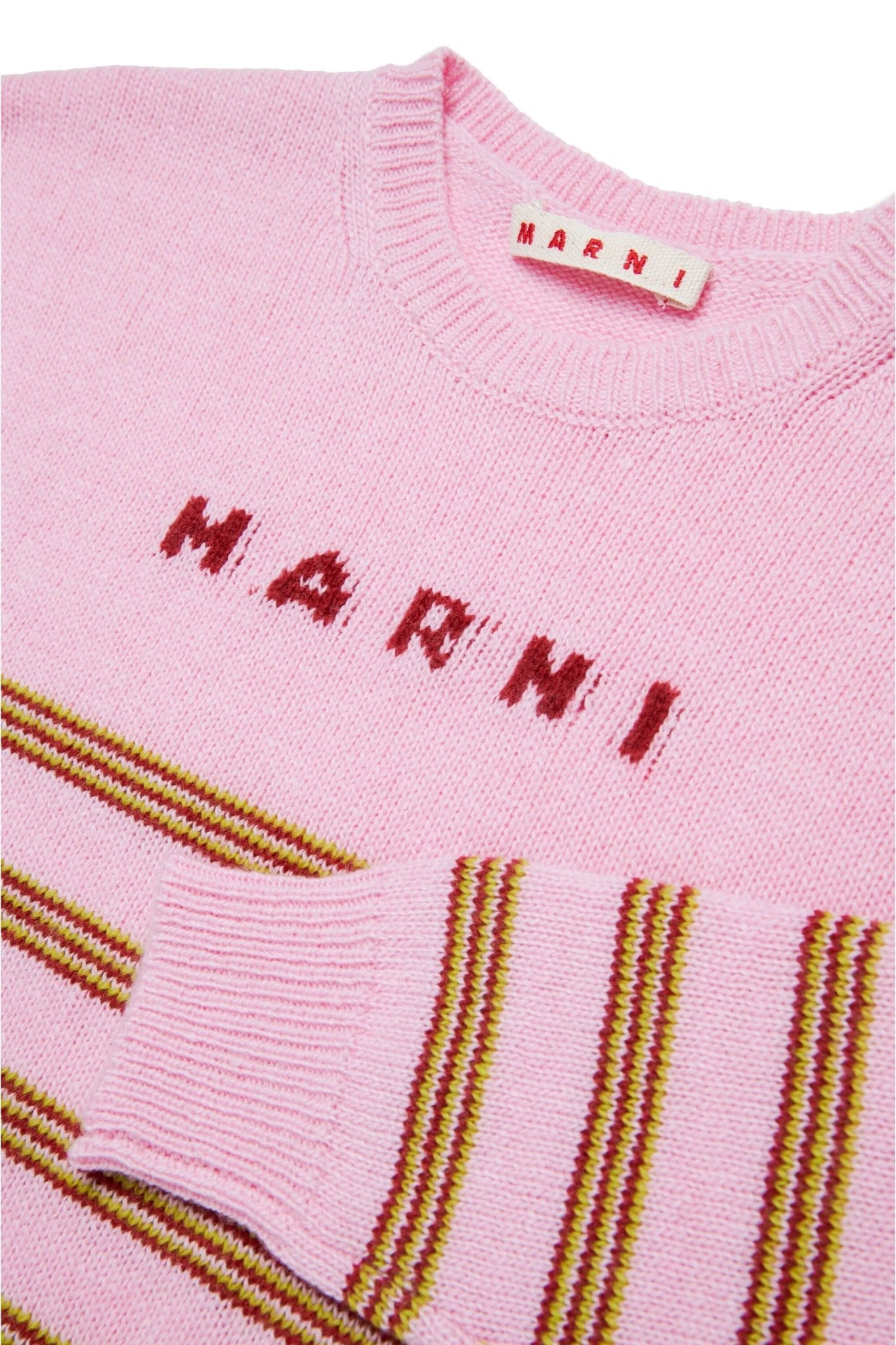 MAGLIONE ROSA A RIGHE MARNI - Angel Luxury