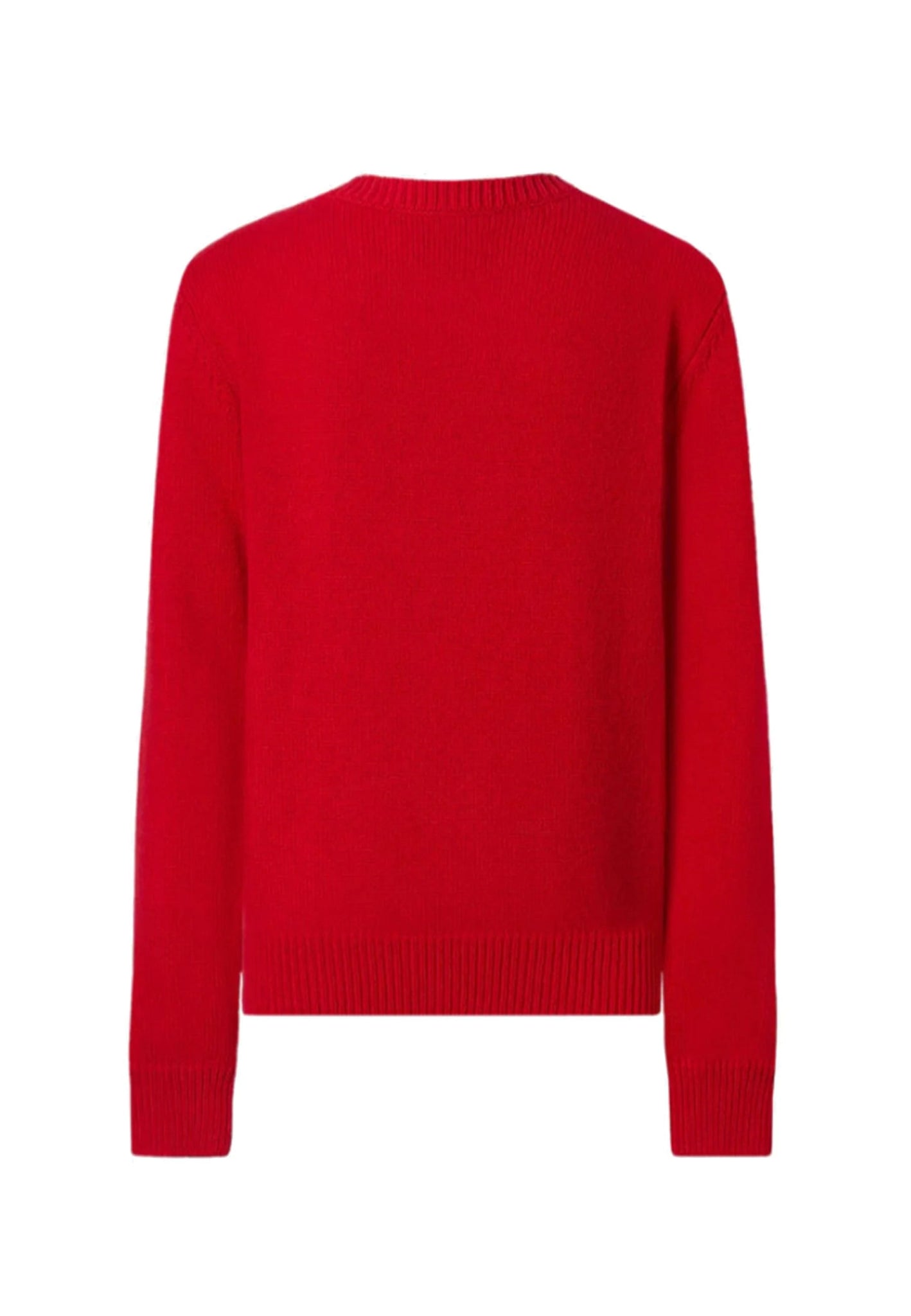MAGLIONE ROSSO CON SNOOPY E FIOCCO IN VELLUTO VERDE MC2 SAINT BARTH - Angel Luxury