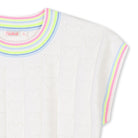 MAGLIONE TRAFORATO MEZZA MANICA BIANCO BILLIEBLUSH - Angel Luxury