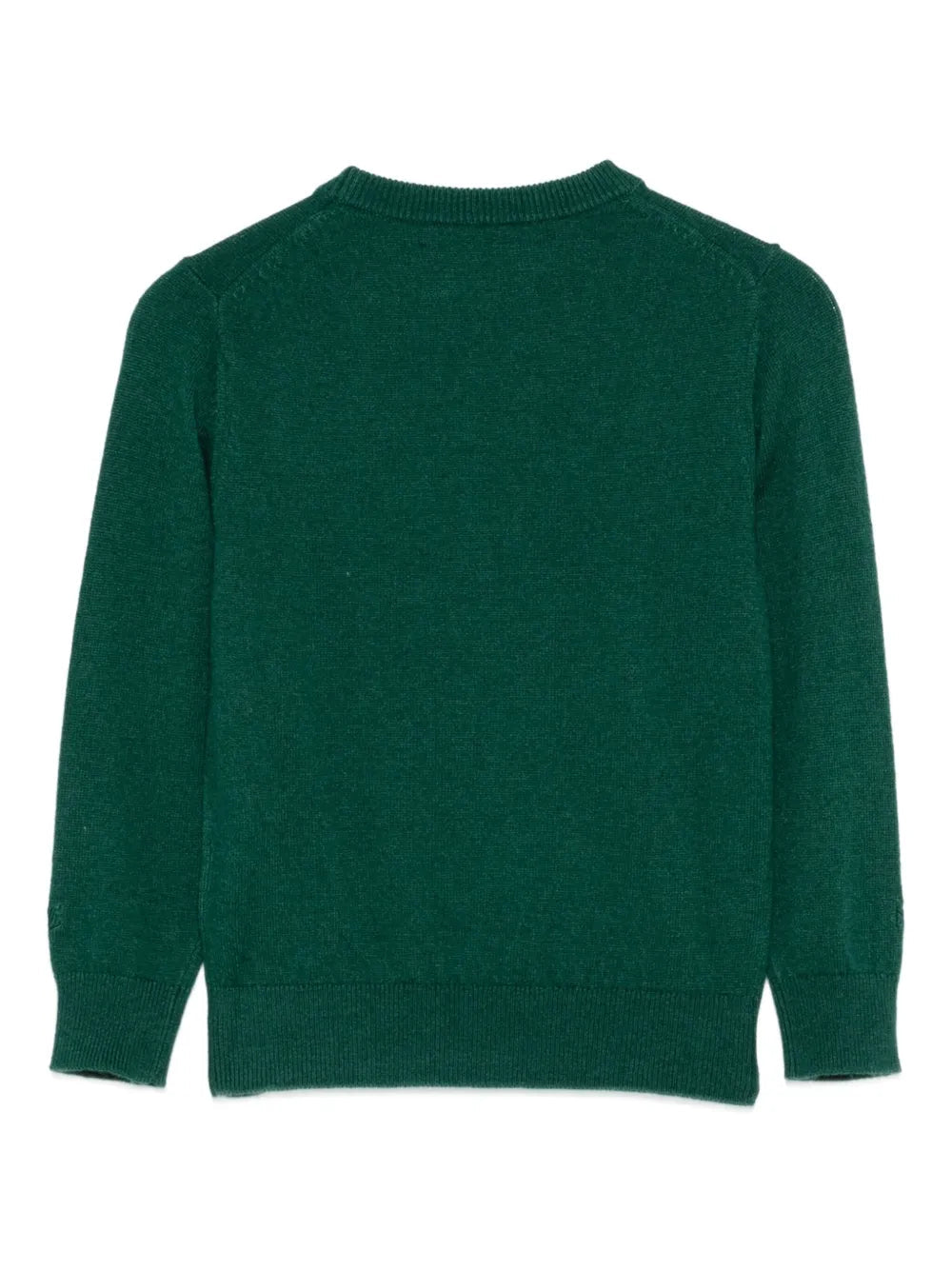 MAGLIONE VERDE CON TOPOLINO NATALIZIO MC2 SAINT BARTH - Angel Luxury