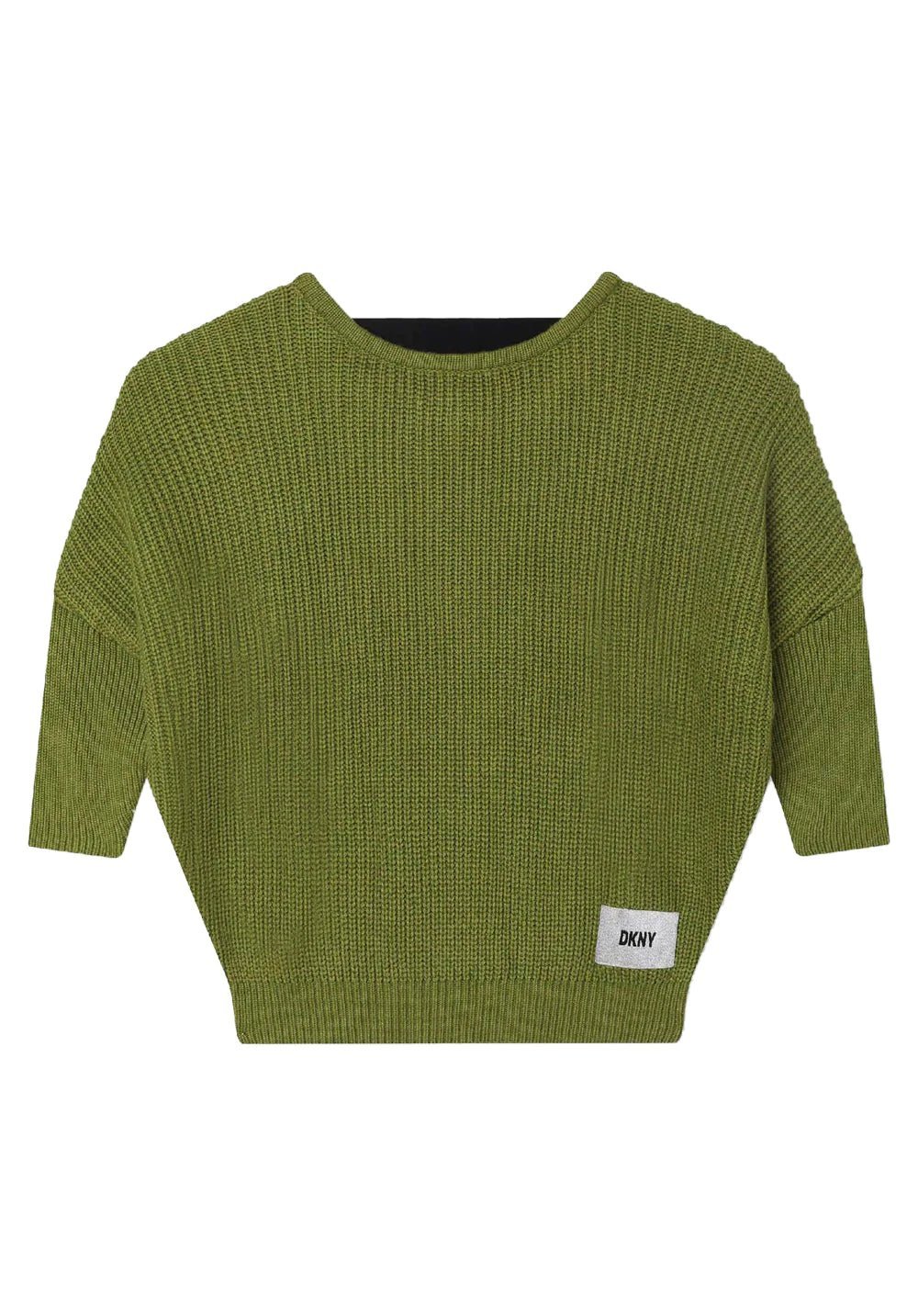 MAGLIONE VERDE OLIVA DKNY - Angel Luxury