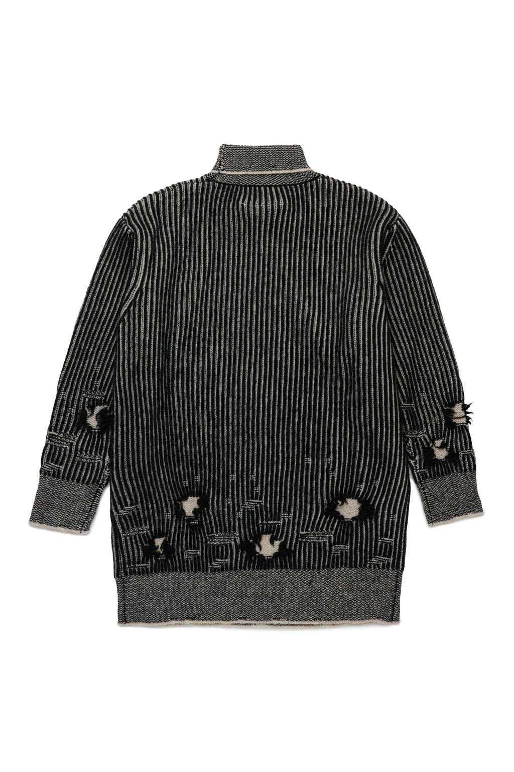 MAXI MAGLIONE IN LANA NERO MAISON MARGIELA - Angel Luxury