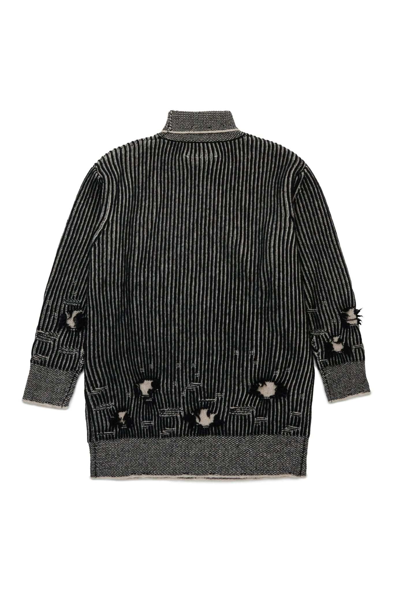 MAXI MAGLIONE IN LANA NERO MAISON MARGIELA - Angel Luxury