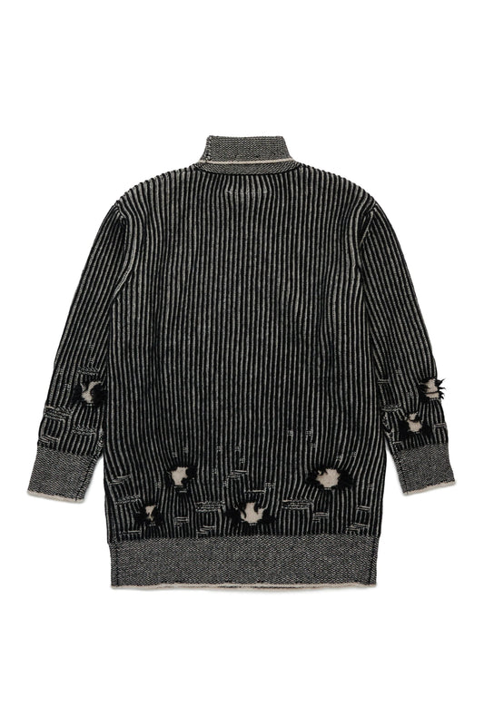 MAXI MAGLIONE IN LANA NERO MAISON MARGIELA - Angel Luxury