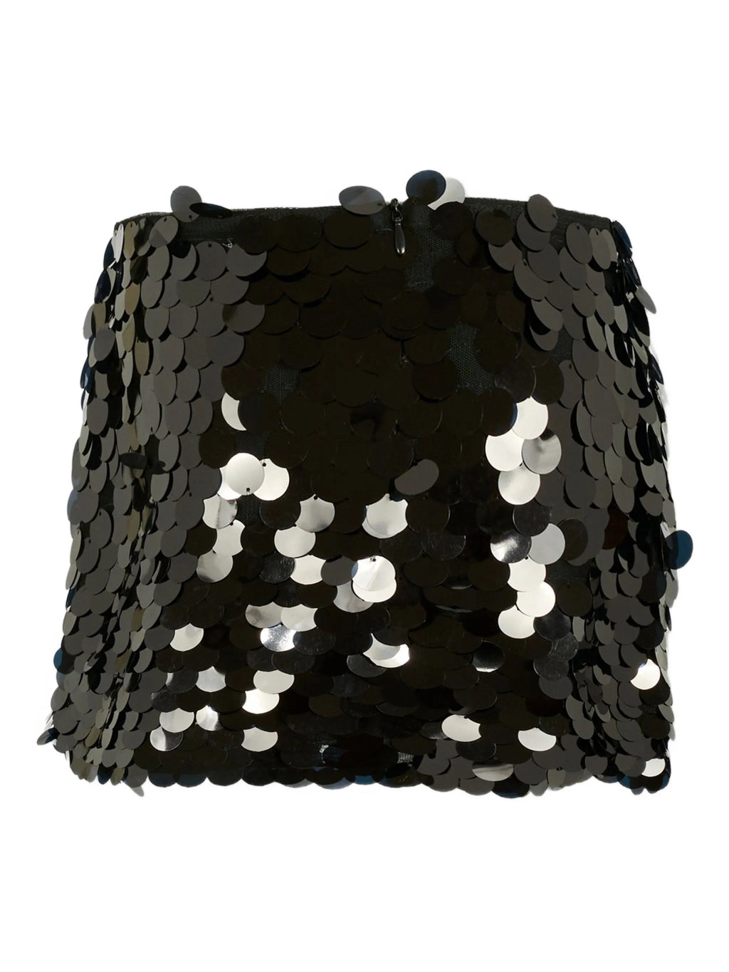 MINIGONNA CON PAILLETTES NERO LOGO ORO PINKO - Angel Luxury