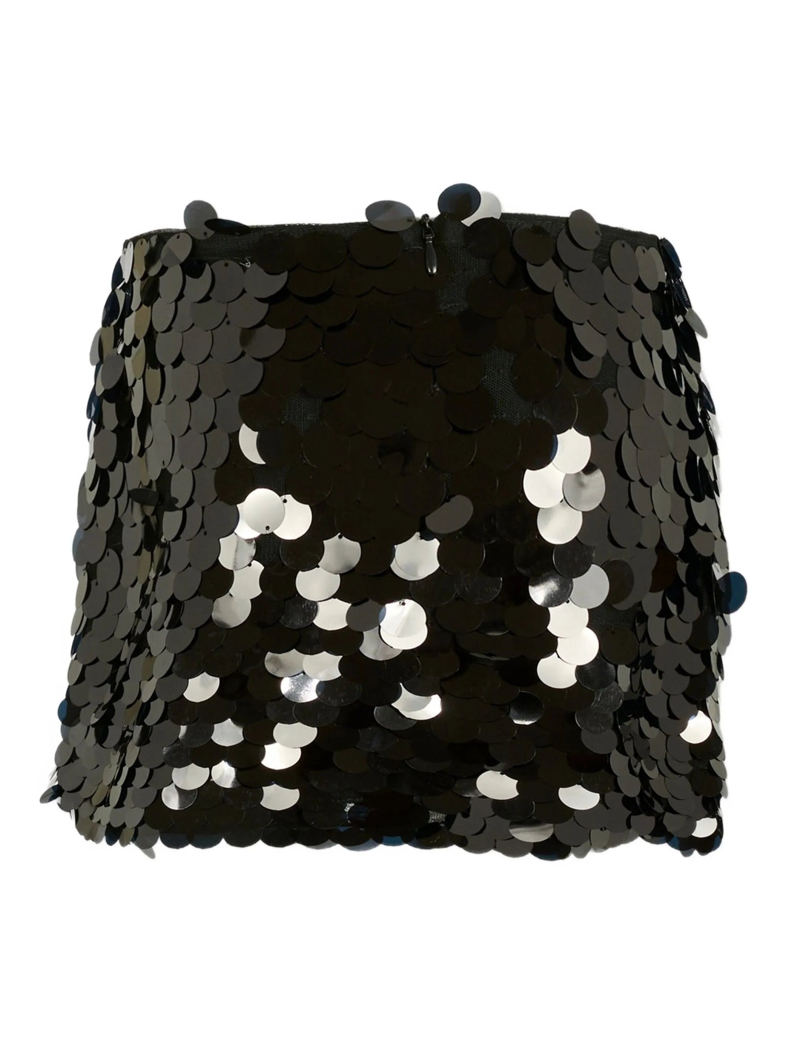 MINIGONNA CON PAILLETTES NERO LOGO ORO PINKO - Angel Luxury