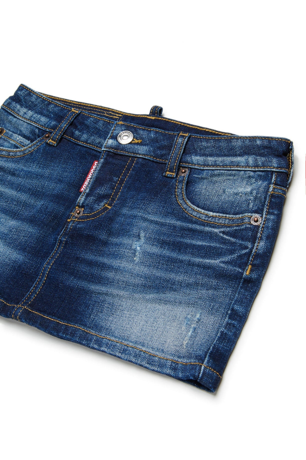 MINIGONNA IN DENIM BLU SCURO DSQUARED2 - Angel Luxury