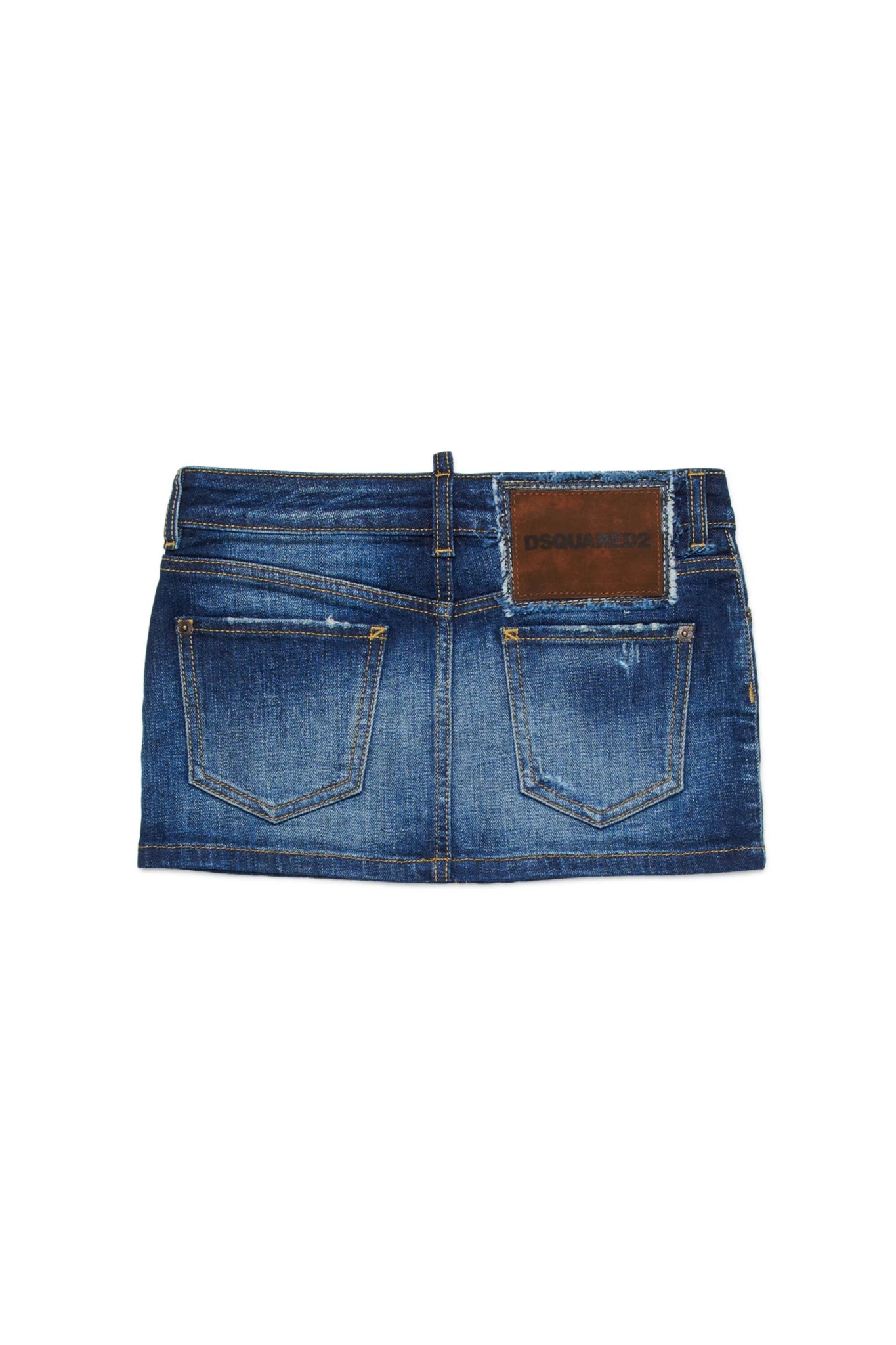 MINIGONNA IN DENIM BLU SCURO DSQUARED2 - Angel Luxury