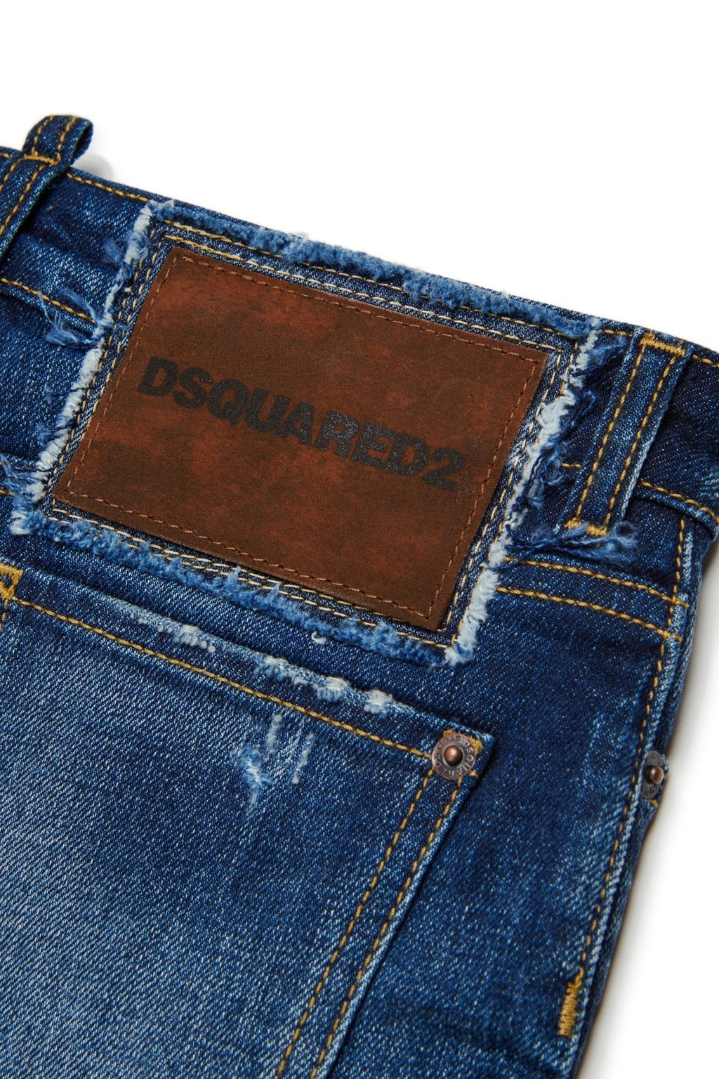 MINIGONNA IN DENIM BLU SCURO DSQUARED2 - Angel Luxury