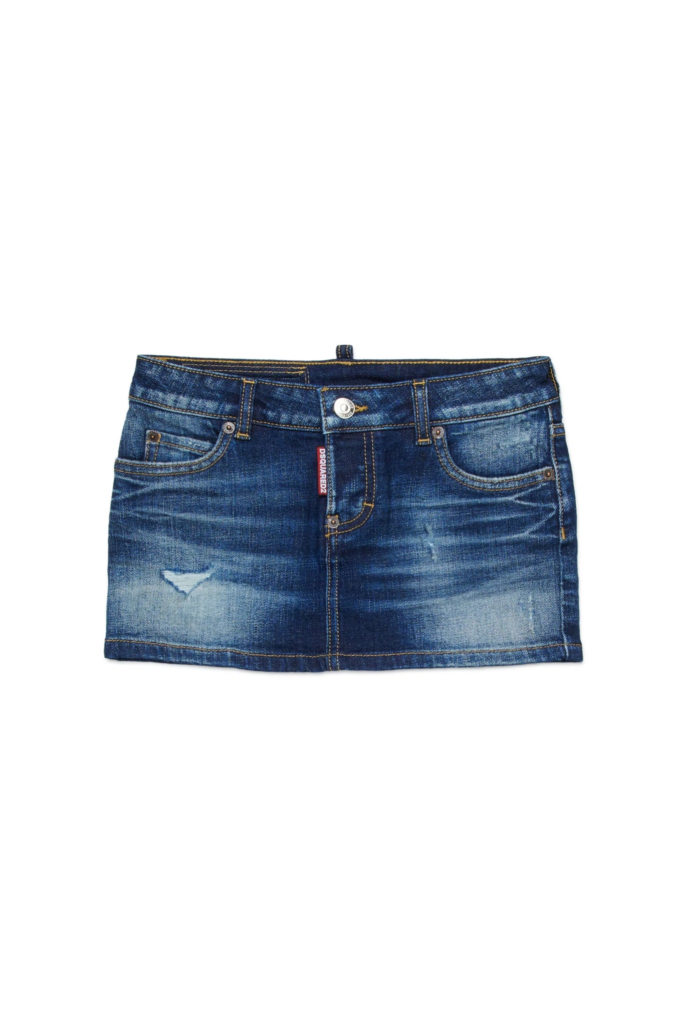 MINIGONNA IN DENIM BLU SCURO DSQUARED2 - Angel Luxury