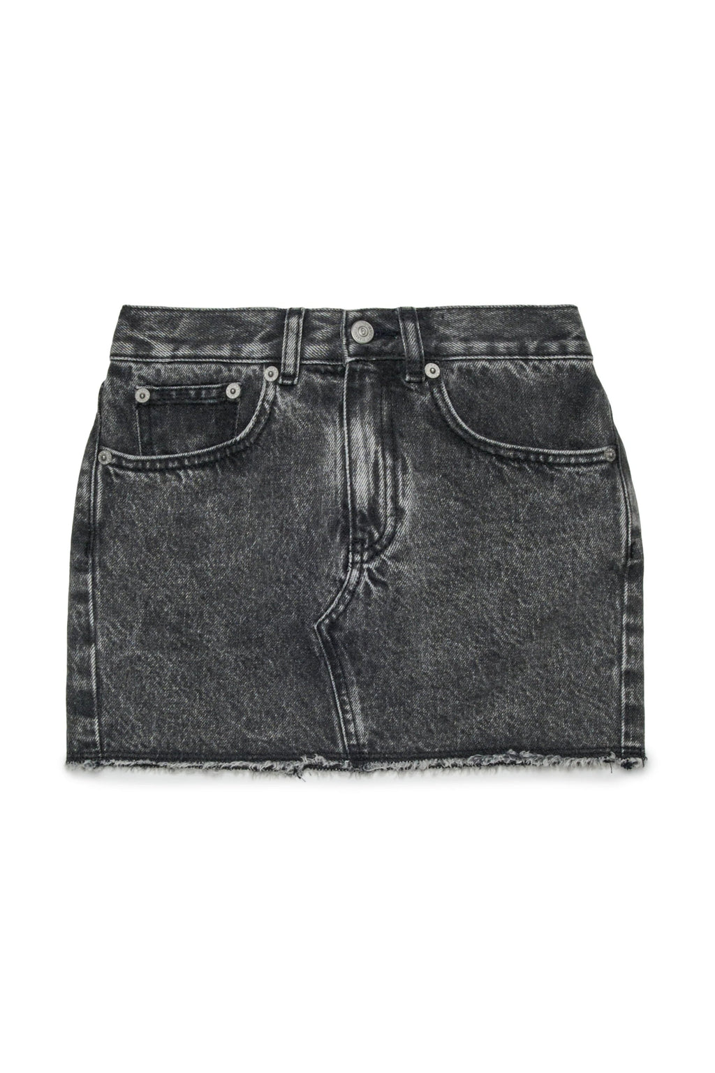 MINIGONNA IN DENIM GRIGIA SFUMATA MAISON MARGIELA - Angel Luxury