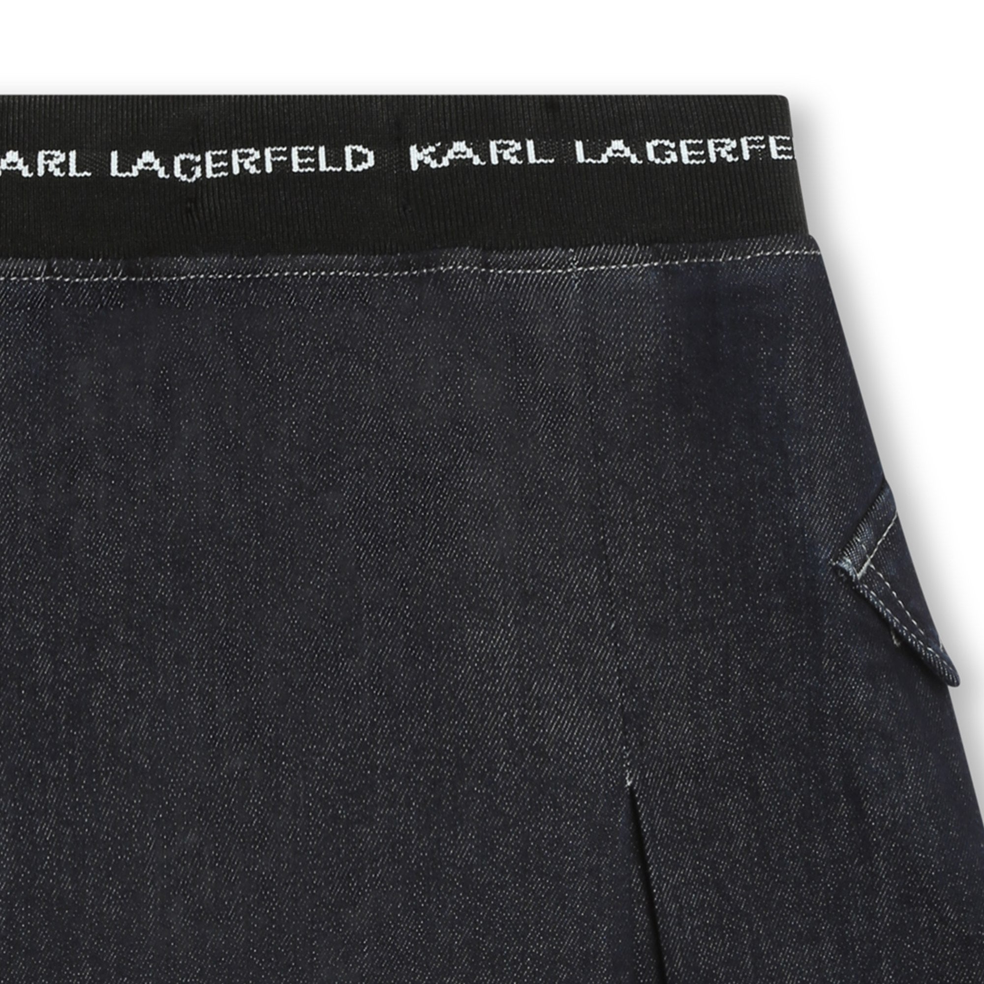 MINIGONNA IN DENIM KARL LAGERFELD - Angel Luxury