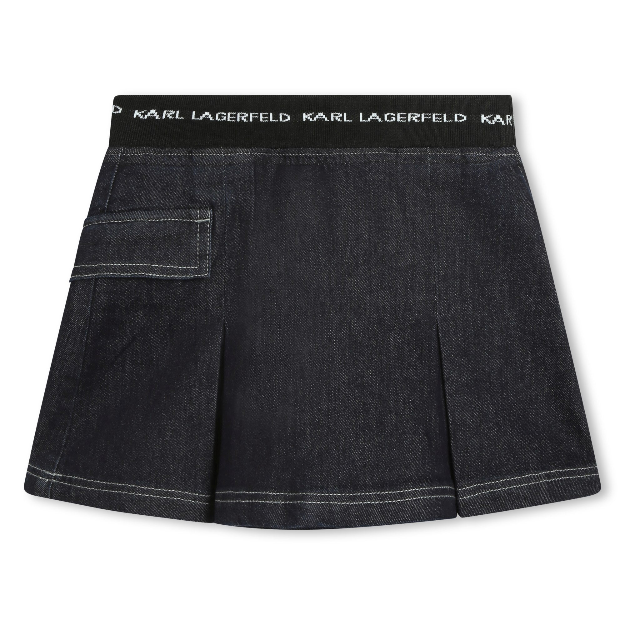 MINIGONNA IN DENIM KARL LAGERFELD - Angel Luxury