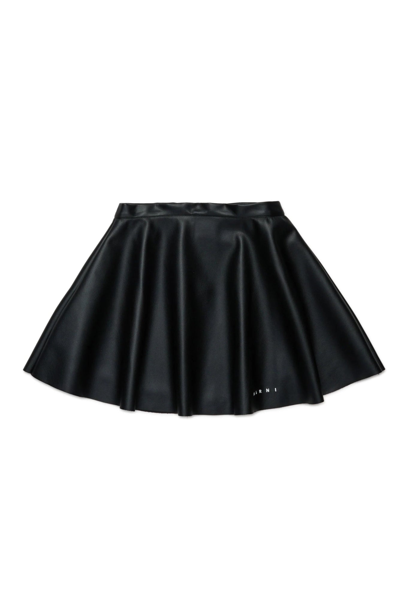 MINIGONNA NERA IN ECOPELLE MARNI - Angel Luxury