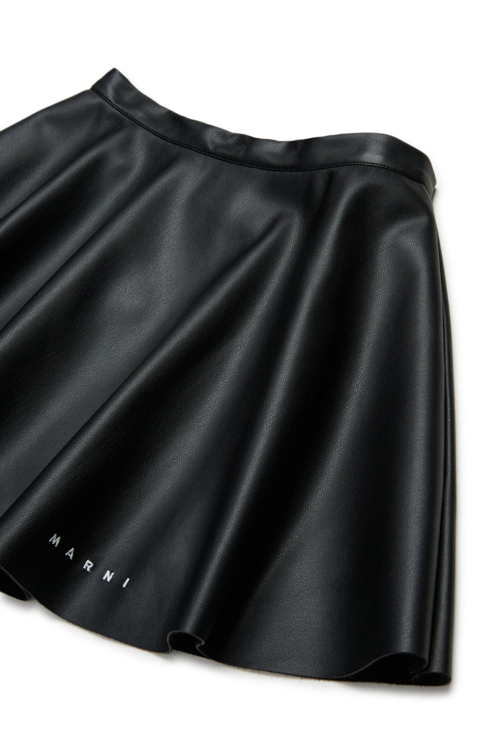 MINIGONNA NERA IN ECOPELLE MARNI - Angel Luxury