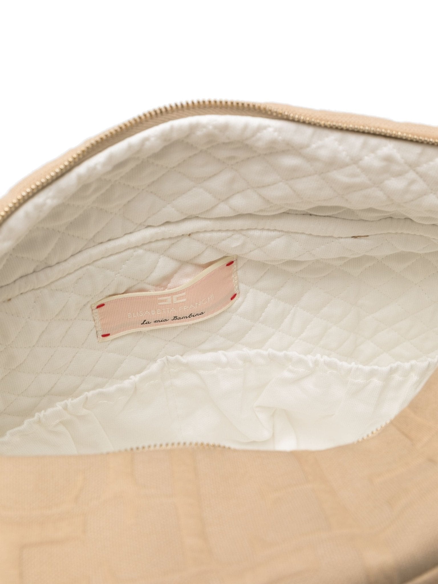 MUM BAG IN FELPA SABBIA ELISABETTA FRANCHI - Angel Luxury