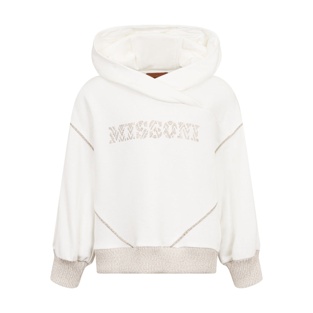 MX4A70 FELPA BIANCA CON LOGO CON STRASS MISSONI - Angel Luxury