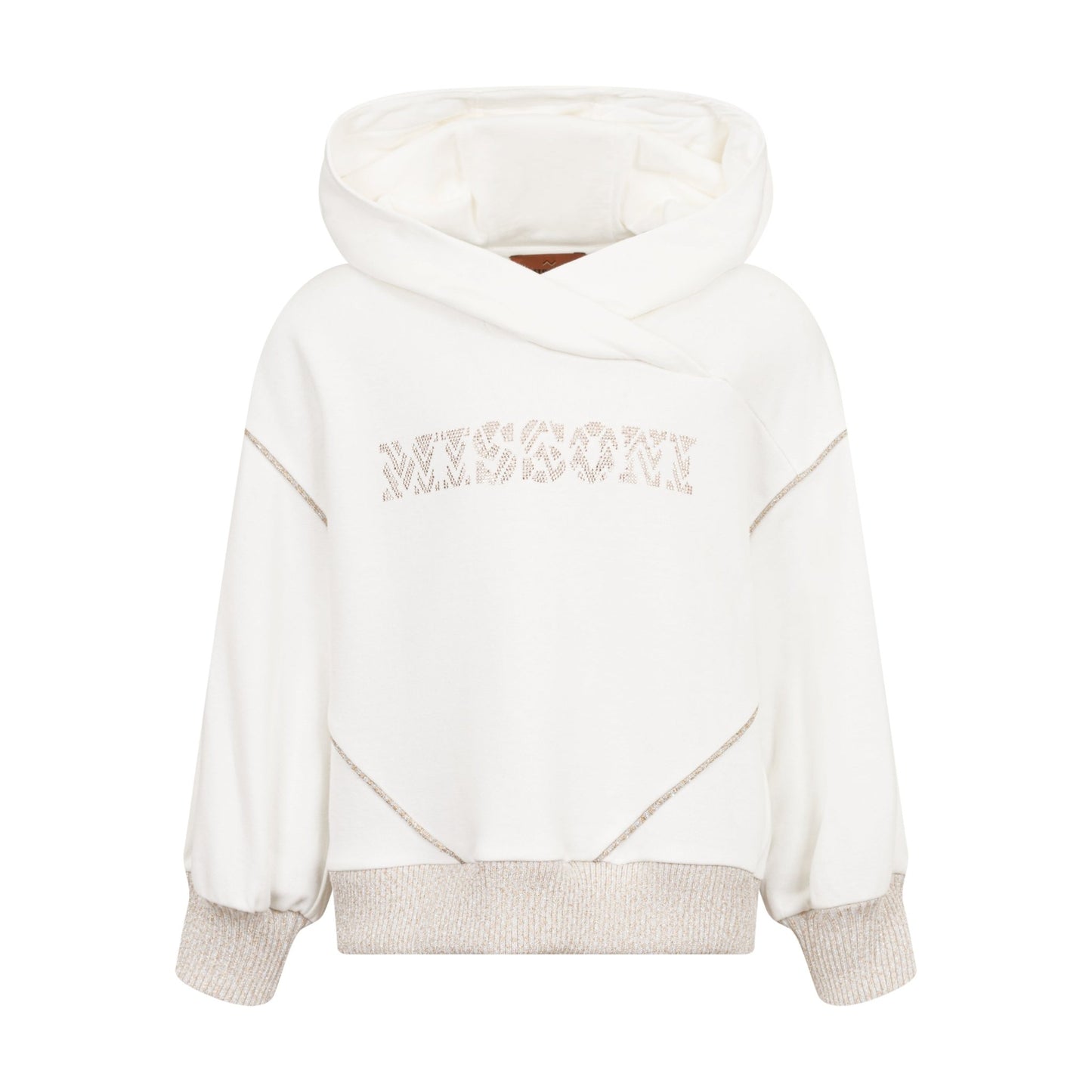 MX4A70 FELPA BIANCA CON LOGO CON STRASS MISSONI - Angel Luxury