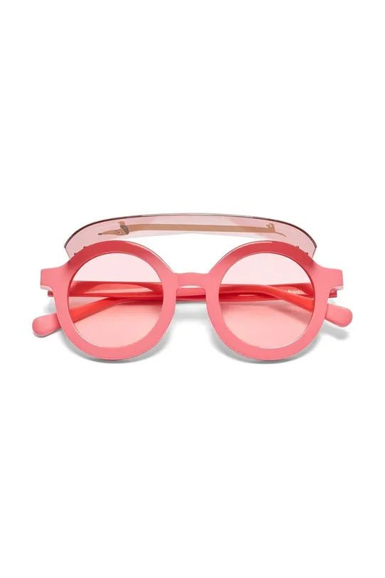 OCCHIALI DA SOLE CON VISIERA ROSA MINI RODINI - Angel Luxury