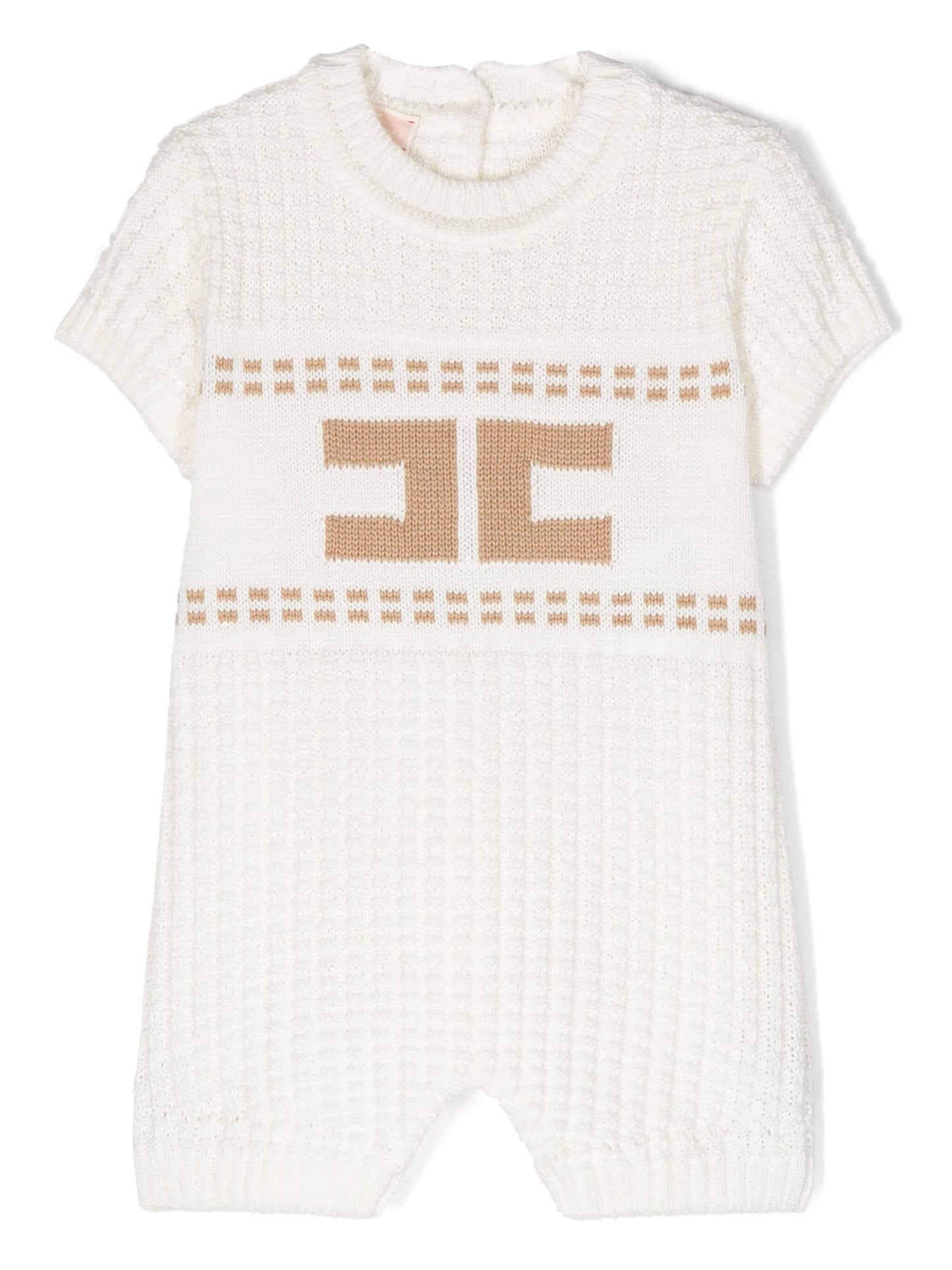 PAGLIACCETTO TRICOT AVORIO/SABBIA ELISABETTA FRANCHI - Angel Luxury