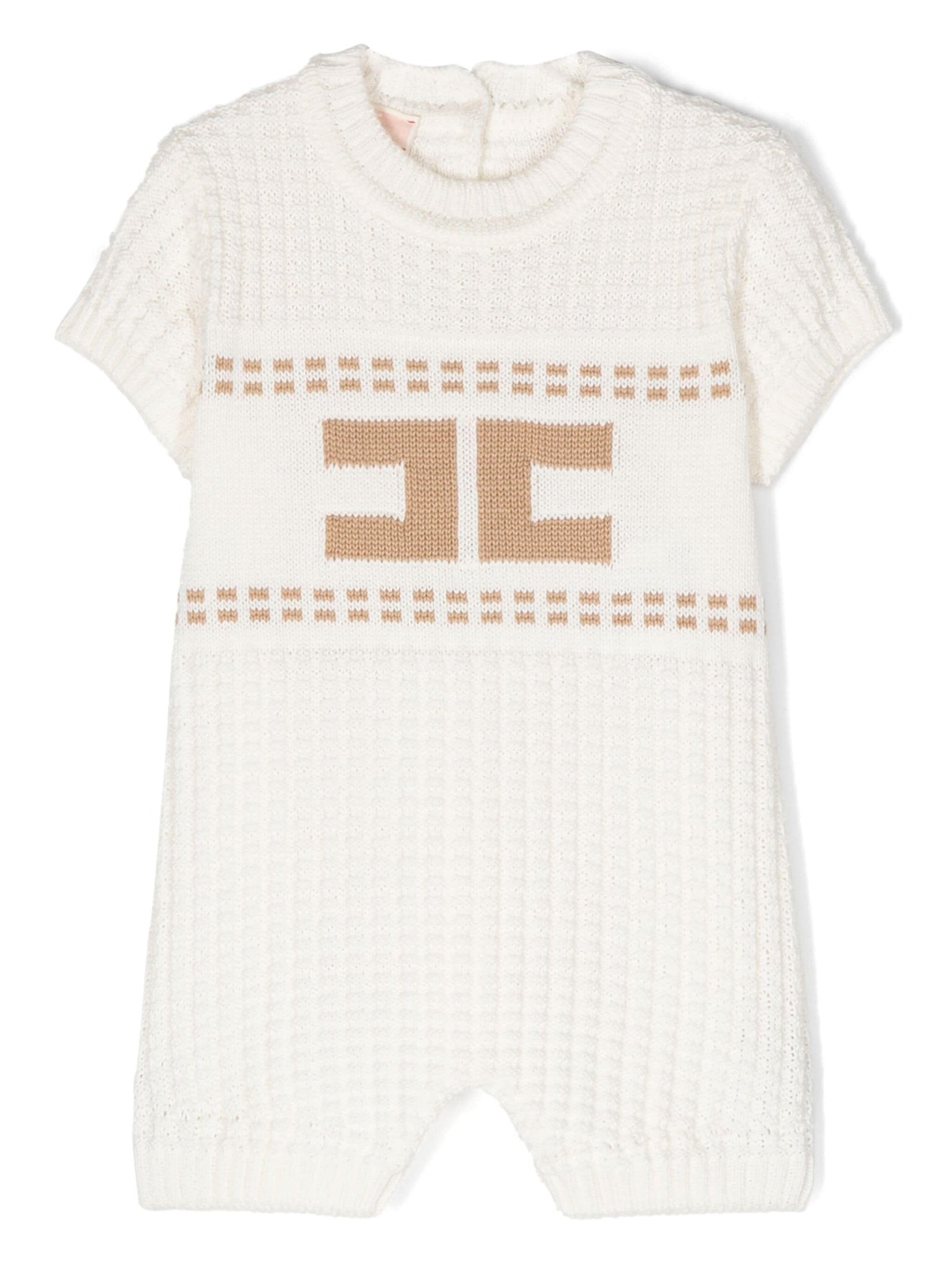 PAGLIACCETTO TRICOT AVORIO/SABBIA ELISABETTA FRANCHI - Angel Luxury