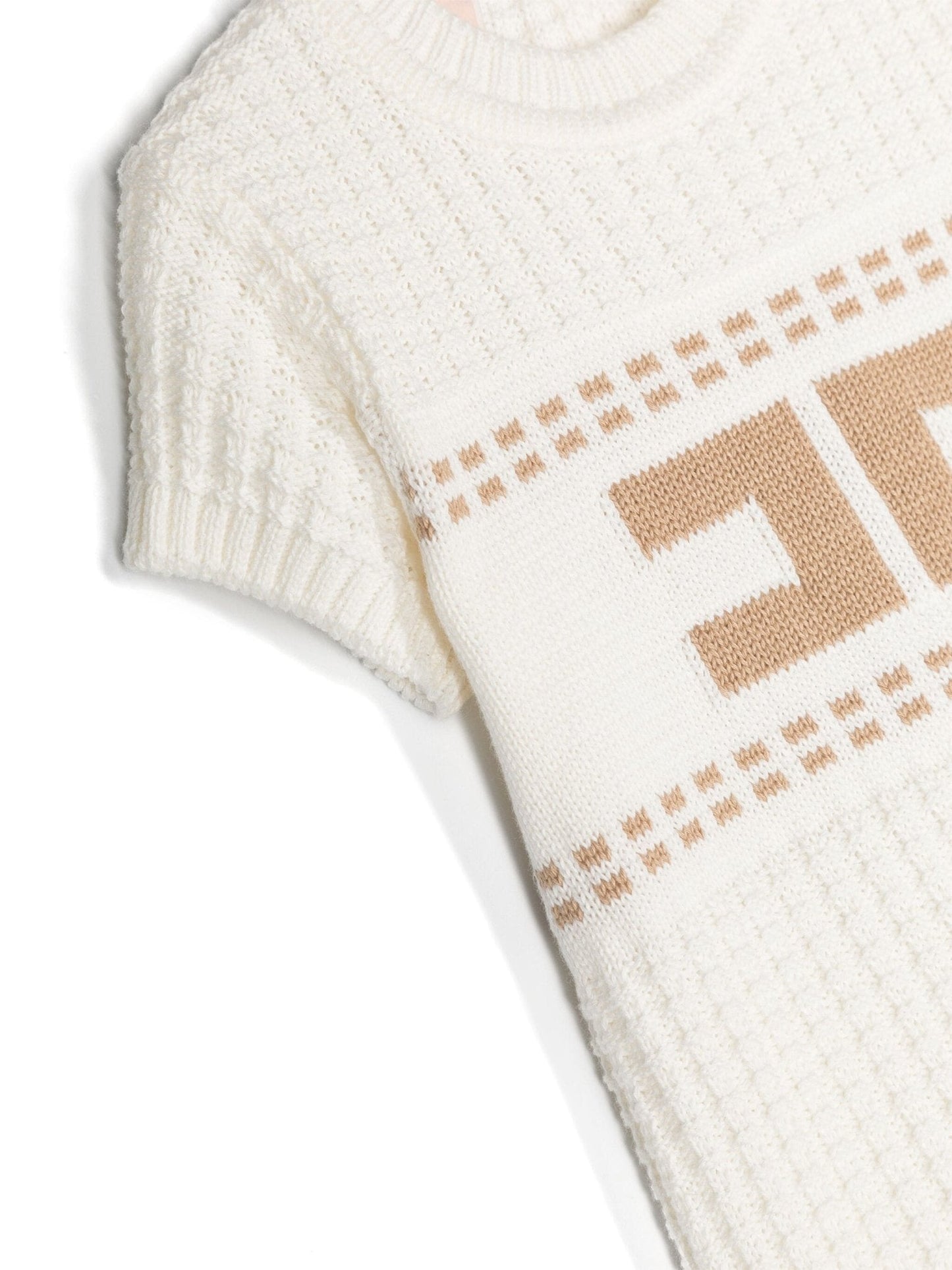 PAGLIACCETTO TRICOT AVORIO/SABBIA ELISABETTA FRANCHI - Angel Luxury