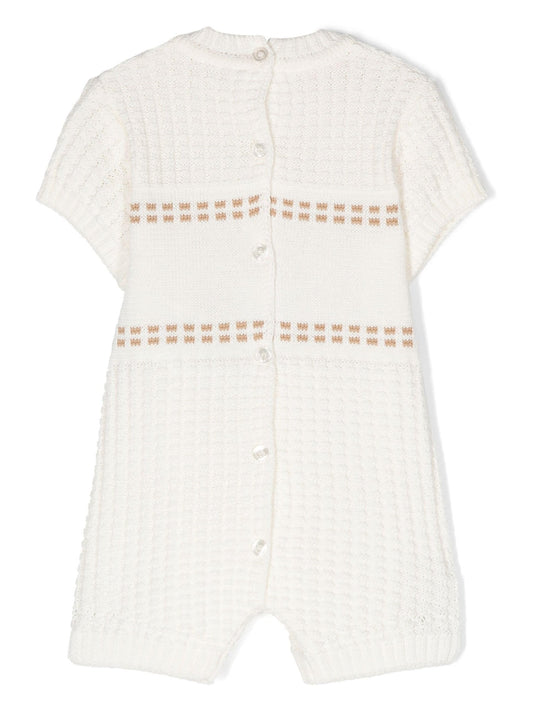 PAGLIACCETTO TRICOT AVORIO/SABBIA ELISABETTA FRANCHI - Angel Luxury