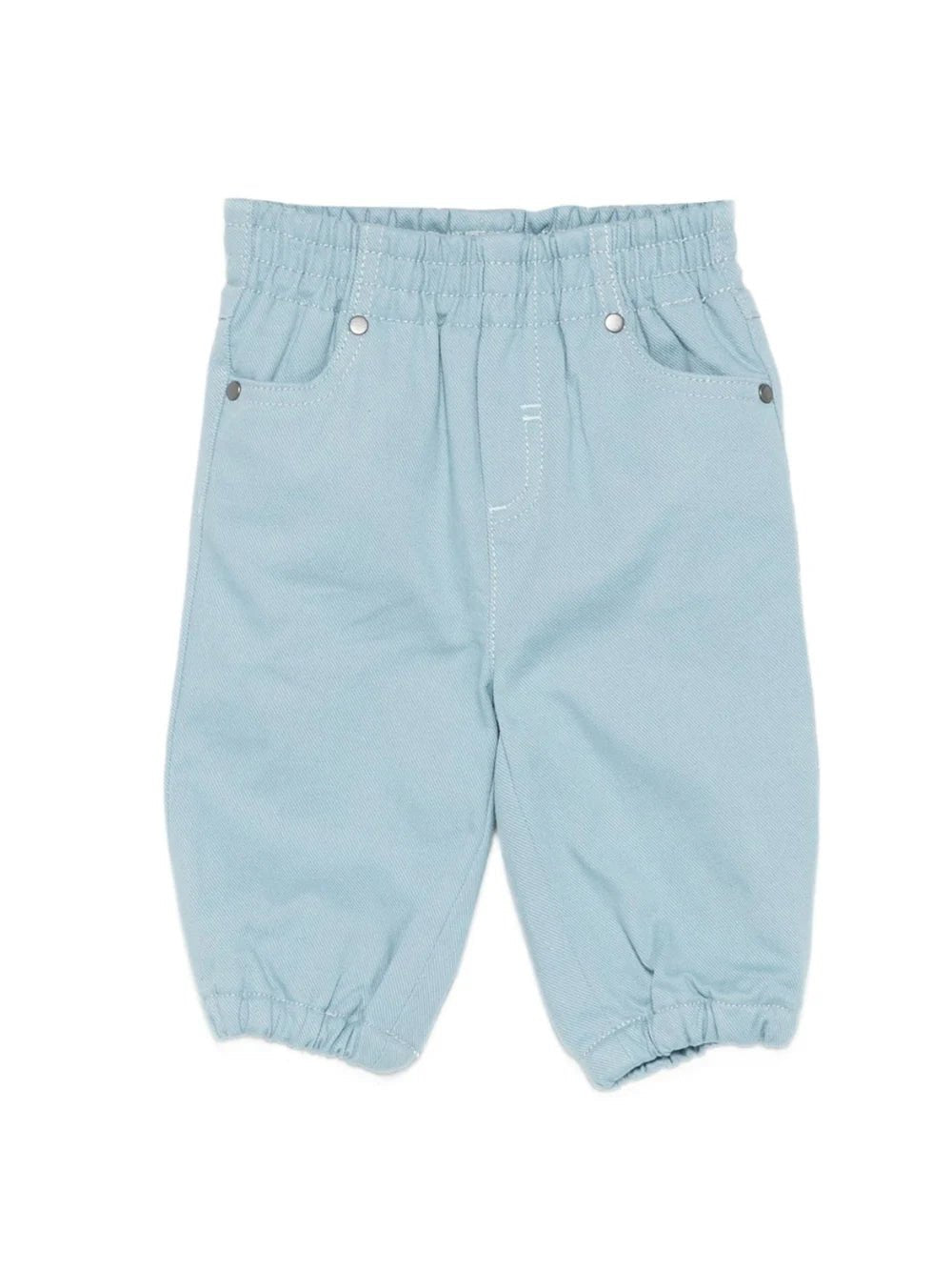 PANTALONE AZZURRO CON ELASTICO IN VITA STELLA MCCARTNEY - Angel Luxury
