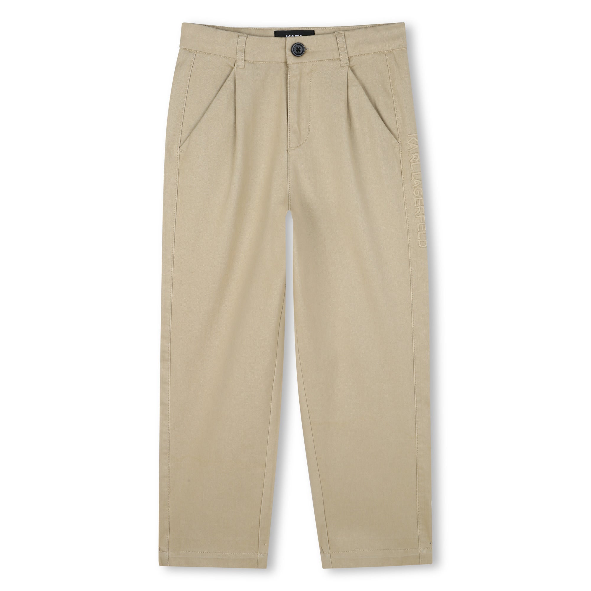 PANTALONE BEIGE KARL LAGERFELD - Angel Luxury