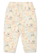 PANTALONE BIANCO CON LOGO MULTICOLOR STELLA MCCARTNEY - Angel Luxury