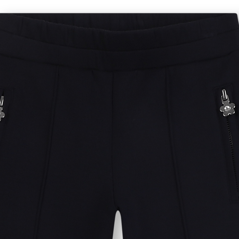 PANTALONE BLU CON LOGO SUL RETRO BRILLANTINATO MARC JACOBS - Angel Luxury