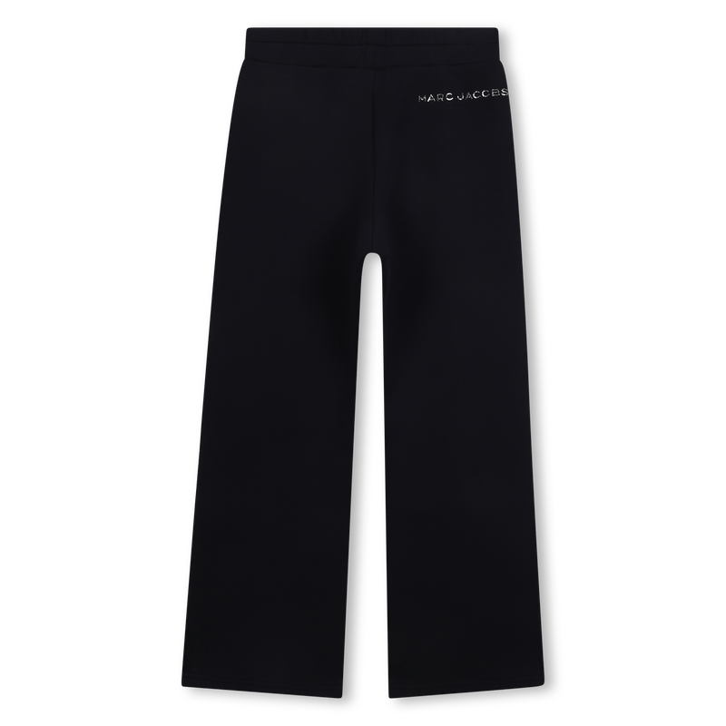 PANTALONE BLU CON LOGO SUL RETRO BRILLANTINATO MARC JACOBS - Angel Luxury