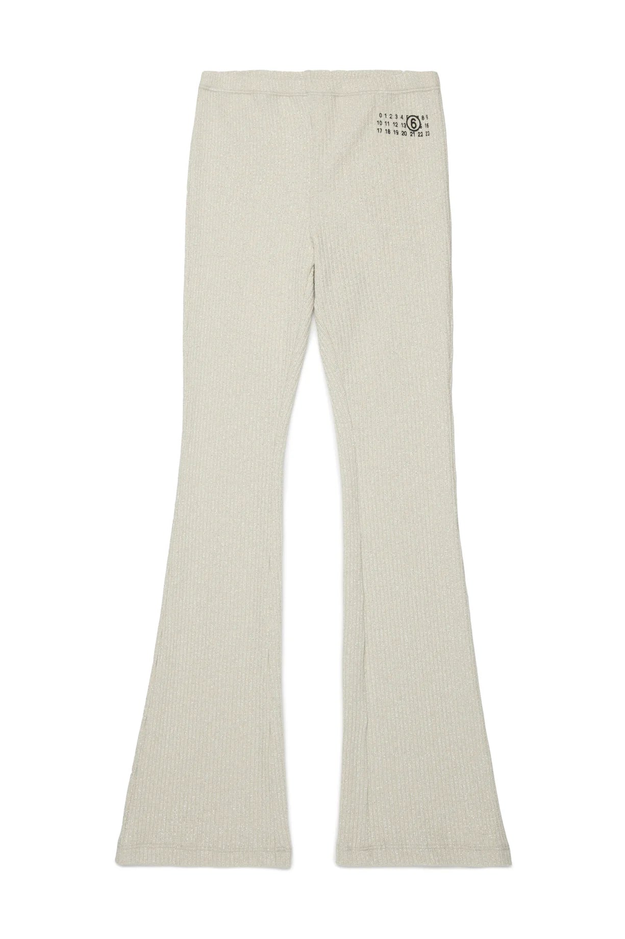 PANTALONE BRILLANTINATO CON LOGO NERO MAISON MARGIELA - Angel Luxury