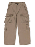 PANTALONE CARGO BEIGE DOUUOD - Angel Luxury