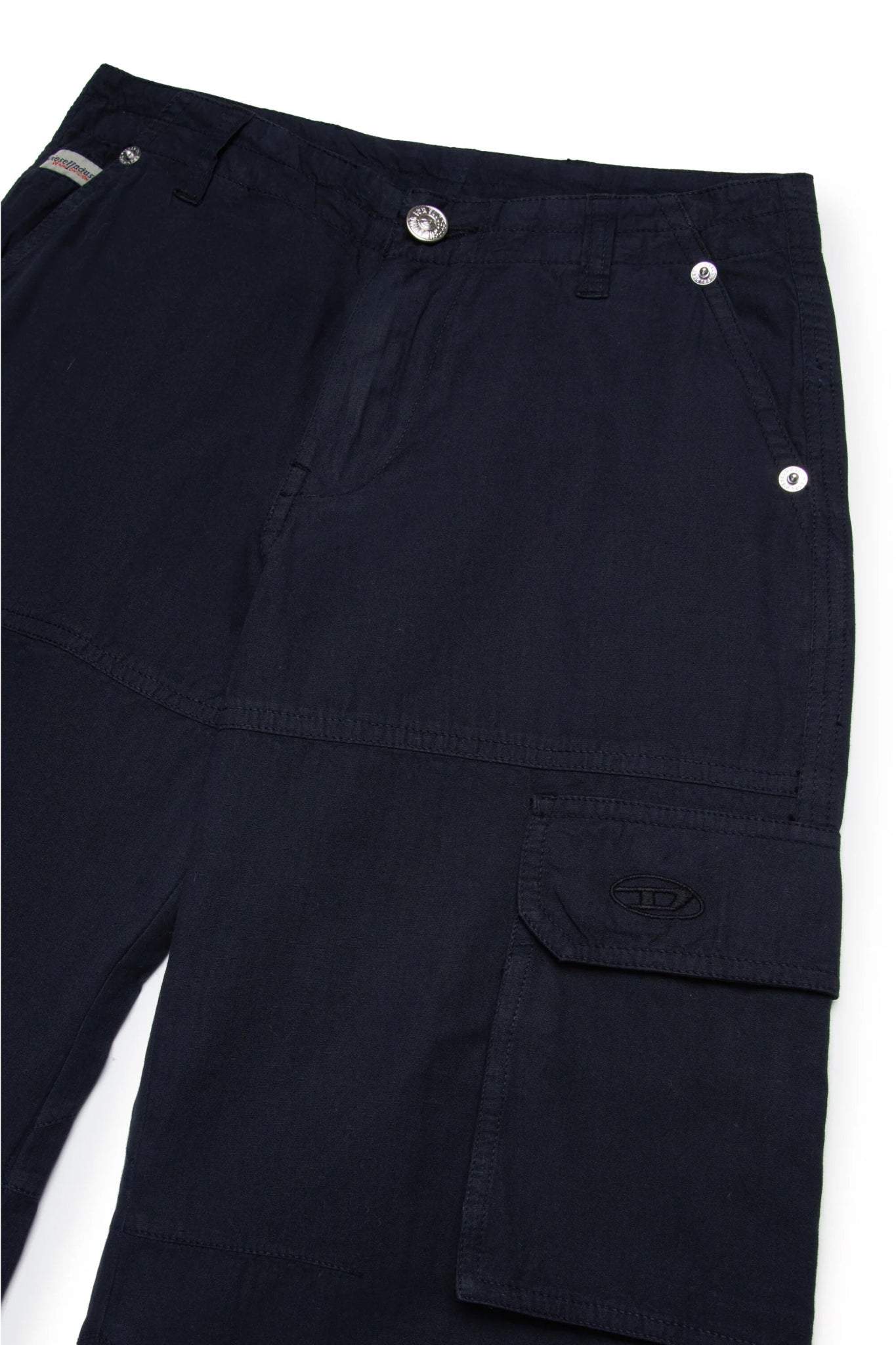 PANTALONE CARGO NERO DIESEL - Angel Luxury