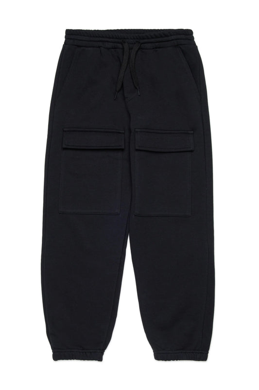 PANTALONE CARGO NERO DIESEL - Angel Luxury