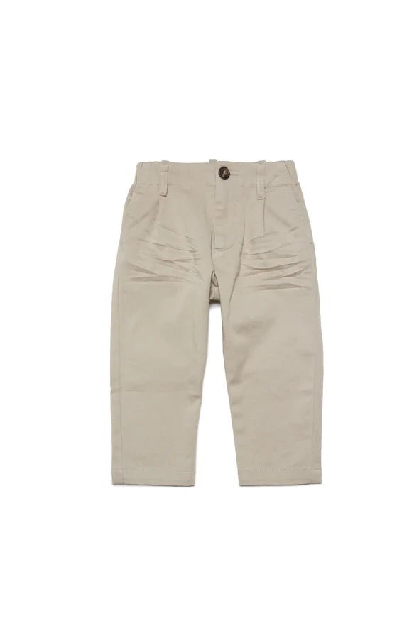 PANTALONE CHINO IN GABARDINA CON PATCH LOGO SURF DSQUARED2 - Angel Luxury