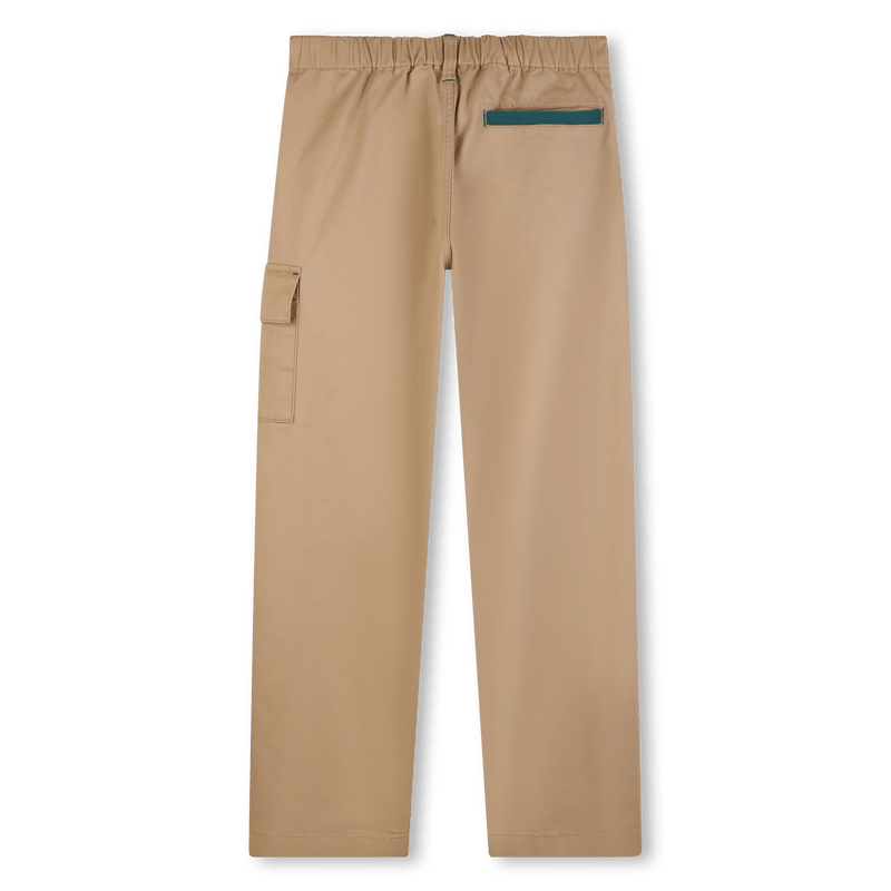 PANTALONE CON TASCHE BEIGE KIDS AROUND - Angel Luxury