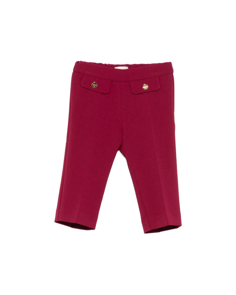 PANTALONE CON TASCHE FINTE ROSSO ELISABETTA FRANCHI - Angel Luxury