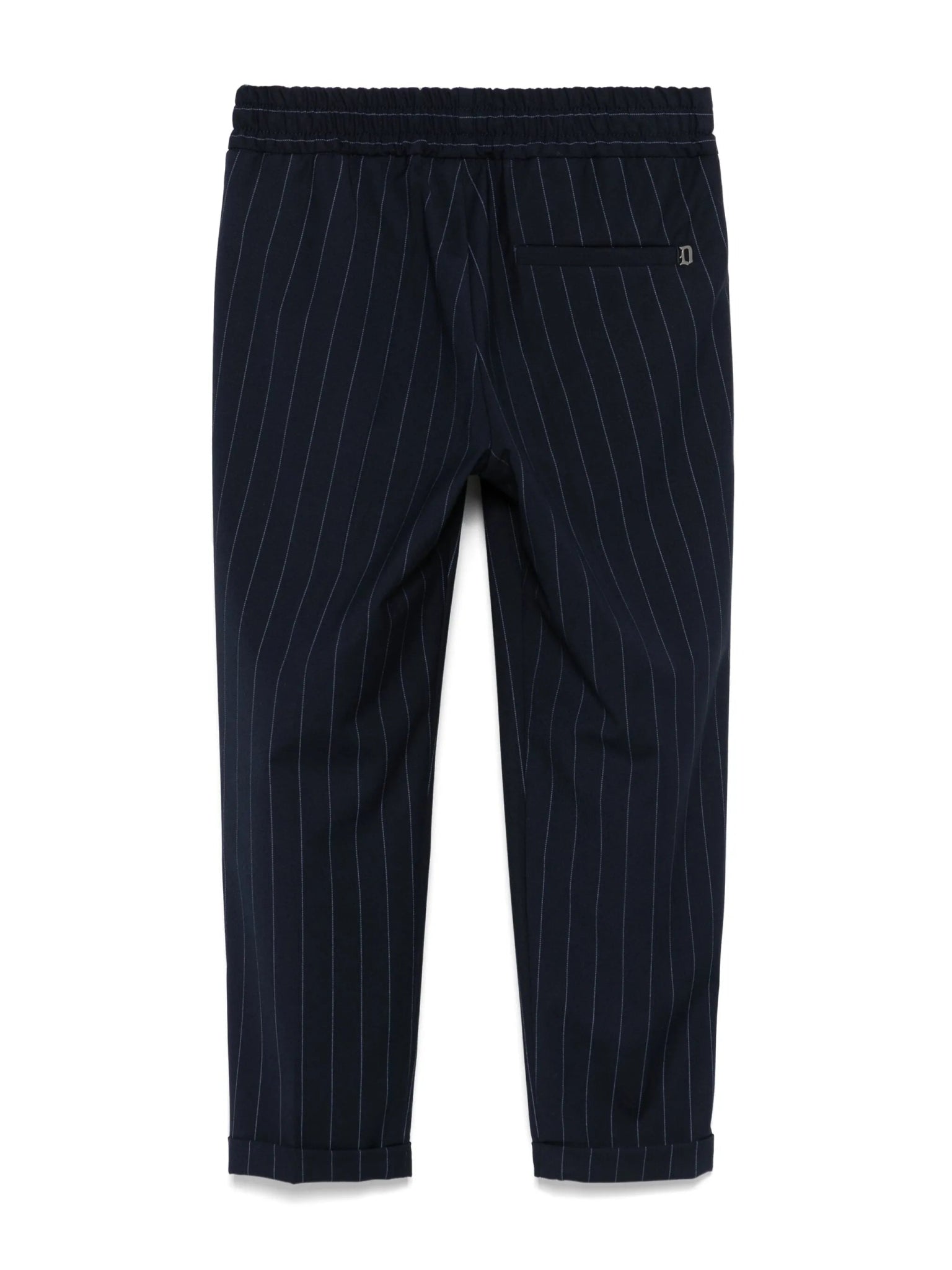 PANTALONE GESSATO BLU DONDUP - Angel Luxury