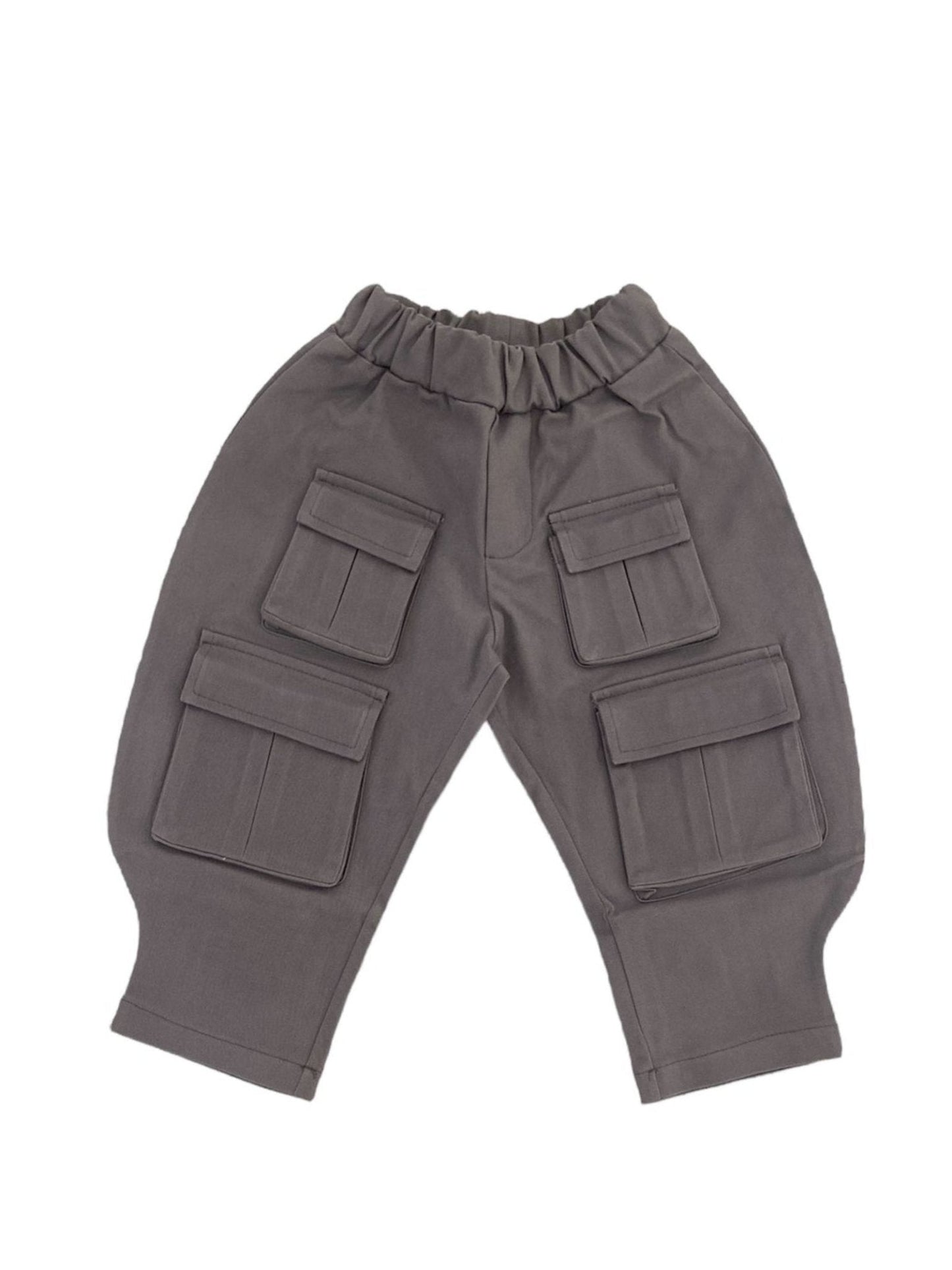 PANTALONE GRIGIO CARGO PYPE - Angel Luxury