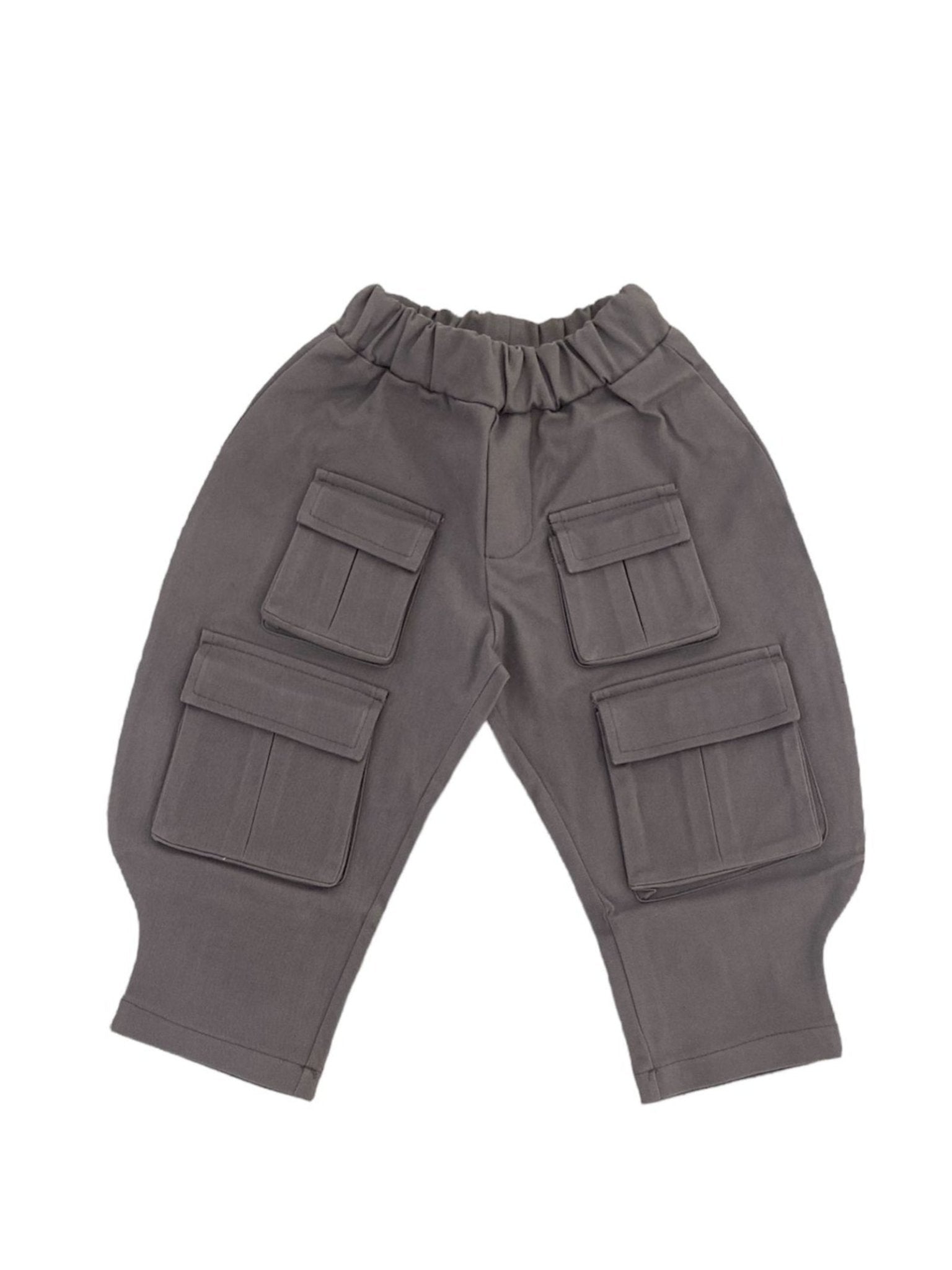 PANTALONE GRIGIO CARGO PYPE - Angel Luxury