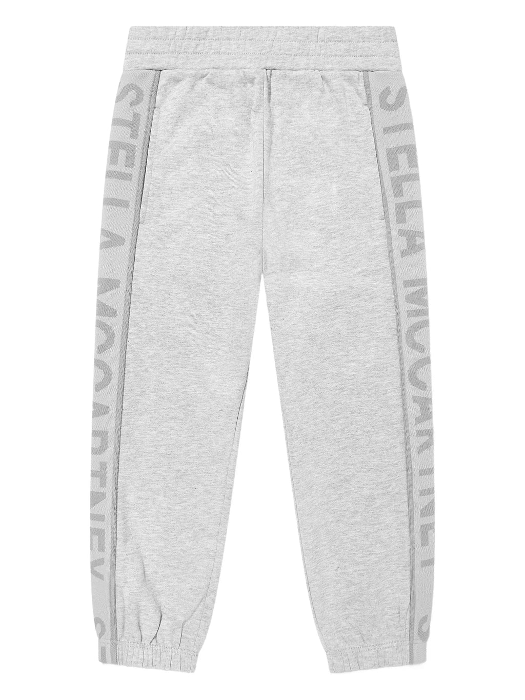 PANTALONE GRIGIO CON LOGO LATERALE STELLA MCCARTNEY - Angel Luxury