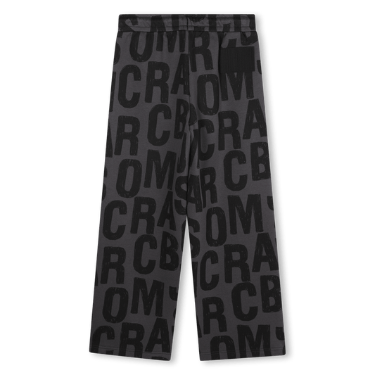 PANTALONE GRIGIO CON LOGO NERO MARC JACOBS - Angel Luxury