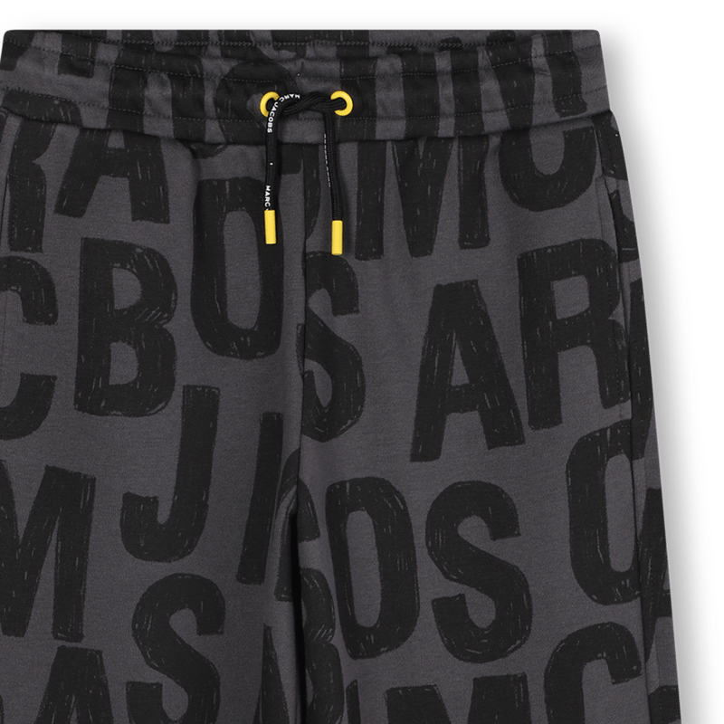 PANTALONE GRIGIO CON LOGO NERO MARC JACOBS - Angel Luxury