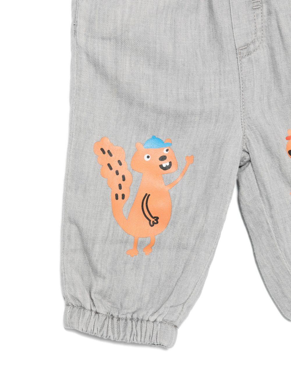 PANTALONE GRIGIO CON SCOIATTOLO STELLA MCCARTNEY - Angel Luxury