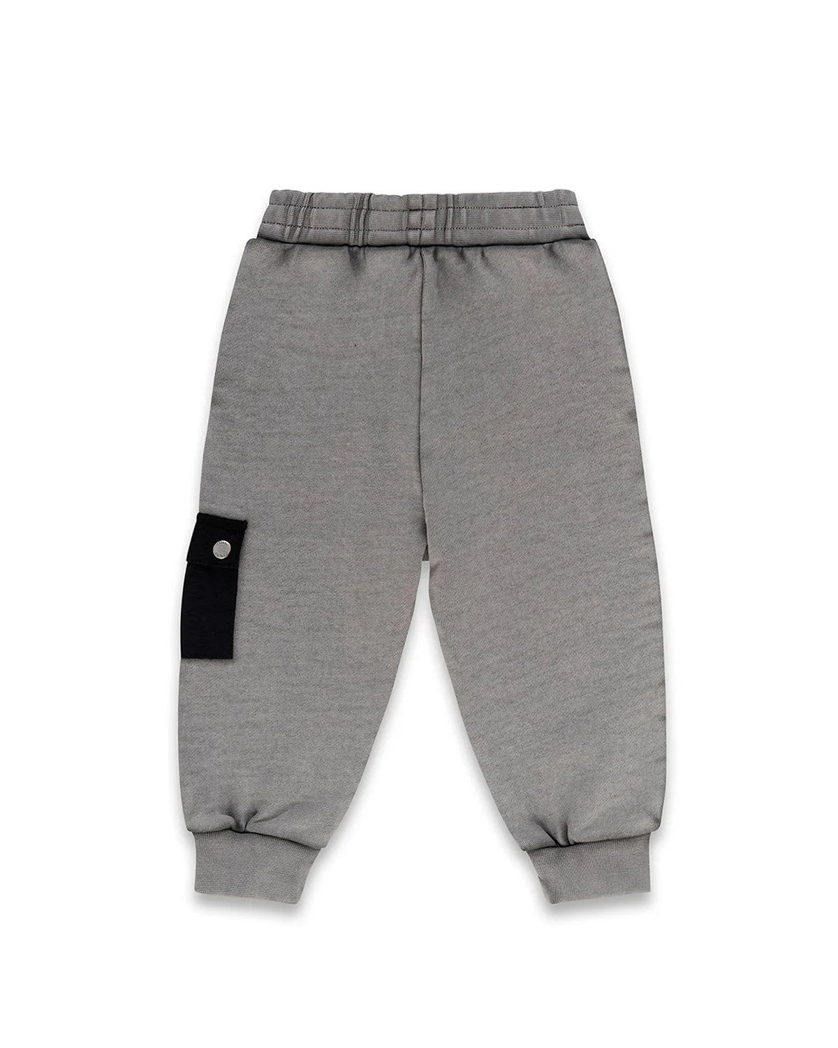 PANTALONE GRIGIO SFUMATO CON TASCHINO NERO ICEBERG - Angel Luxury