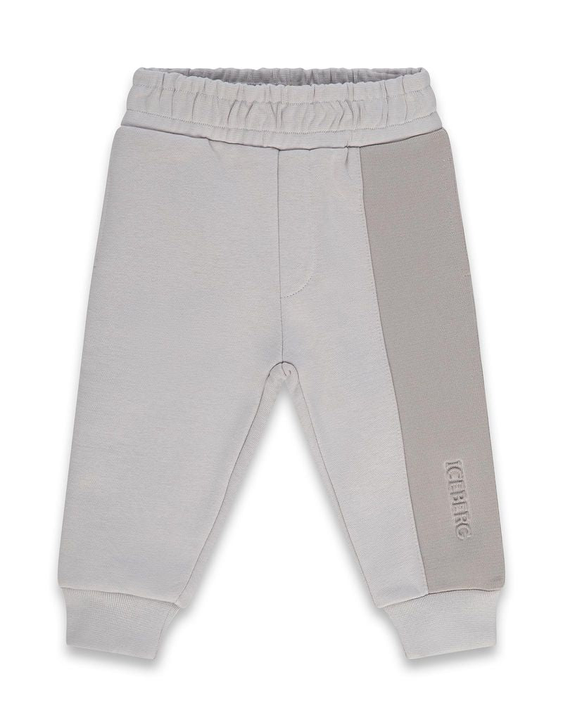 PANTALONE IN FELPA GRIGIO CHIARO ICEBERG - Angel Luxury